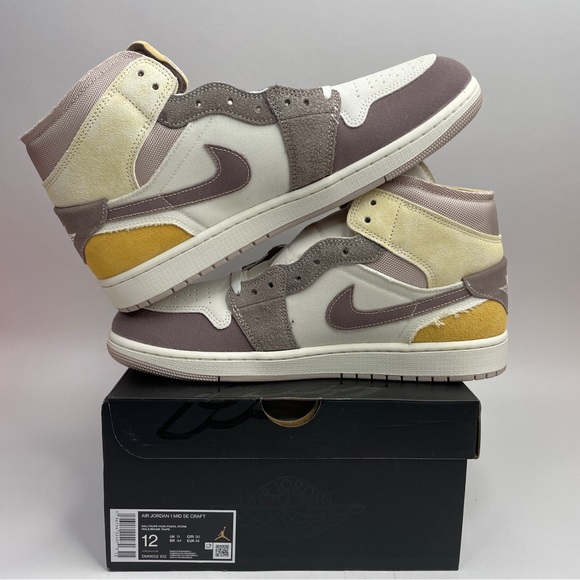 Nike Air Jordan 1 Retro Mid SE Craft “Taupe Haze” 2023 - Picture 3 of 4